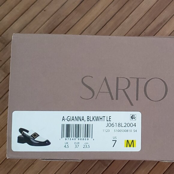 Franco Sarto Gianna Black and White NEW US size 7. - Picture 7 of 7